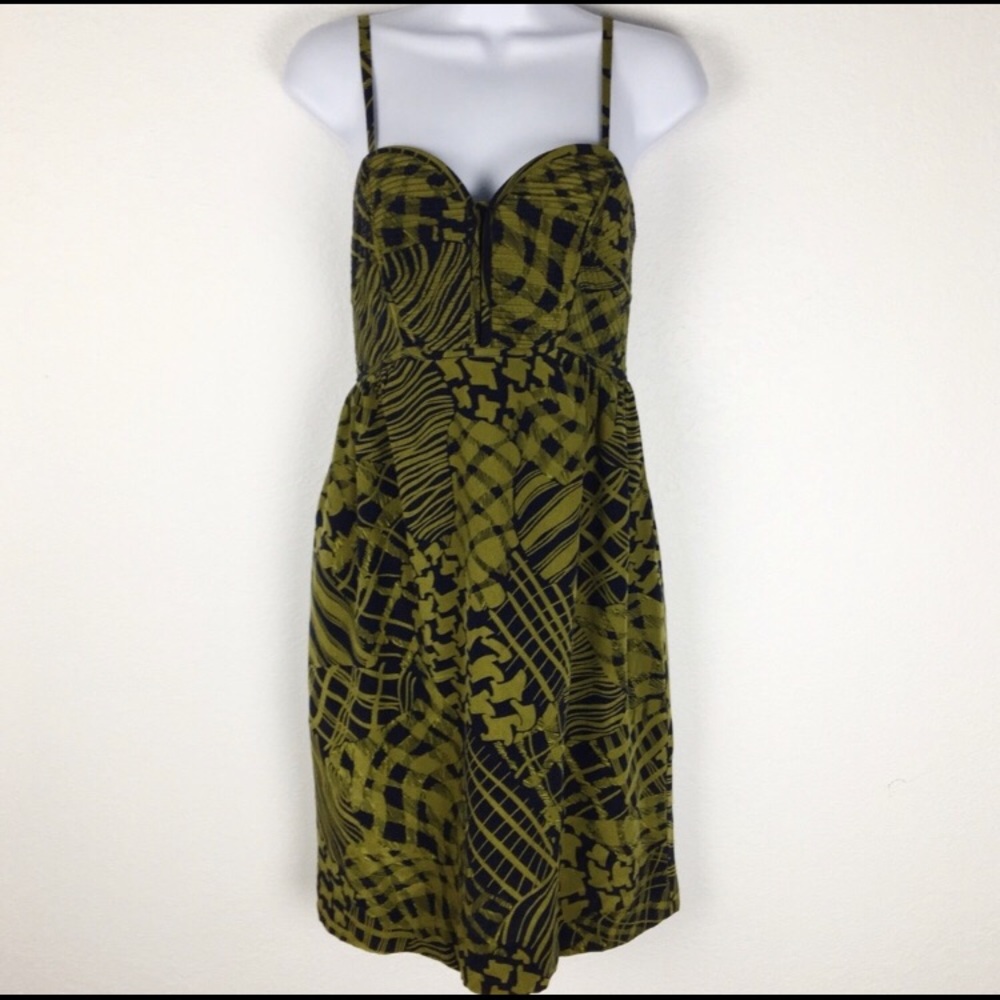 Maple by Anthropology silken Stiches dress size 6